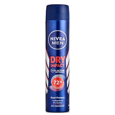 Desodorante dry impact Nivea spray 200 ml-0