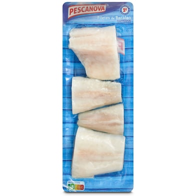 Filetes de bacalao Pescanova bandeja 400 g-0
