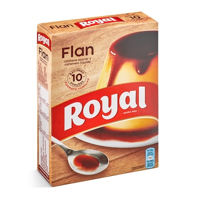 Preparado para flan contiene caramelo líquido Royal caja 232.5 g-0