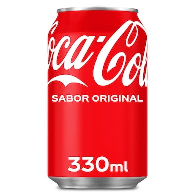 Refresco de cola clásica Coca-Cola lata 33 cl-0