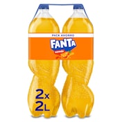 Refresco de naranja Fanta botella 2 x 2 l
