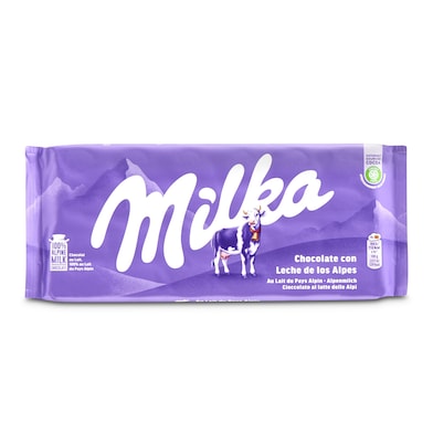 Chocolate con leche Milka 125 g-0