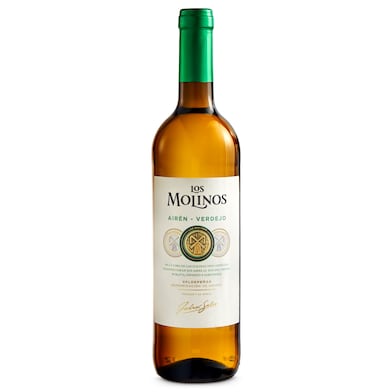 Vino blanco verdejo D.O. Valdepeñas  Molinos botella 75 cl-0
