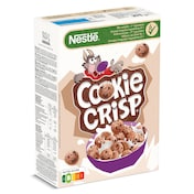 Cereales de trigo y maíz tostados con pepitas al cacao Nestlé Cookie Crisp caja 375 g