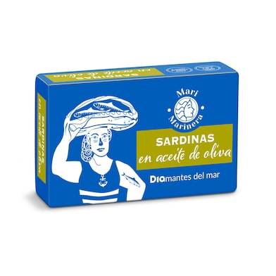 Sardinas en aceite de oliva Mari Marinera de Dia lata 85 g-0