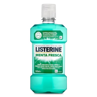 Enjuague bucal menta fresca Listerine botella 500 ml-0