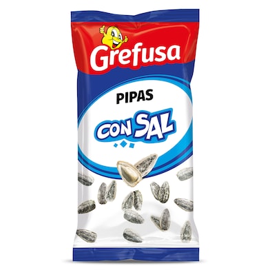 Pipas G con sal Grefusa bolsa 165 g-0