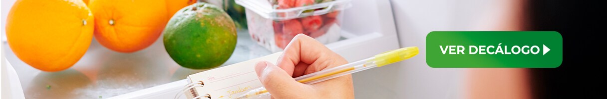 Descubre el decálogo para comer mejor cada día