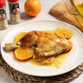 receta pollo al horno con naranja y miel