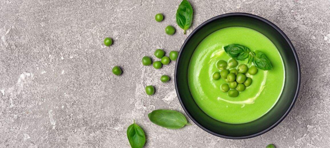 receta crema de guisantes