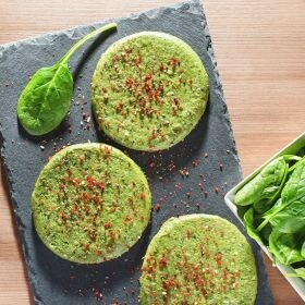 receta hamburguesa de espinacas