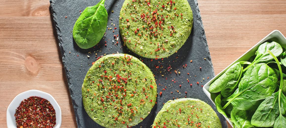 receta hamburguesa de espinacas