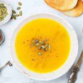 receta crema de calabaza especiada