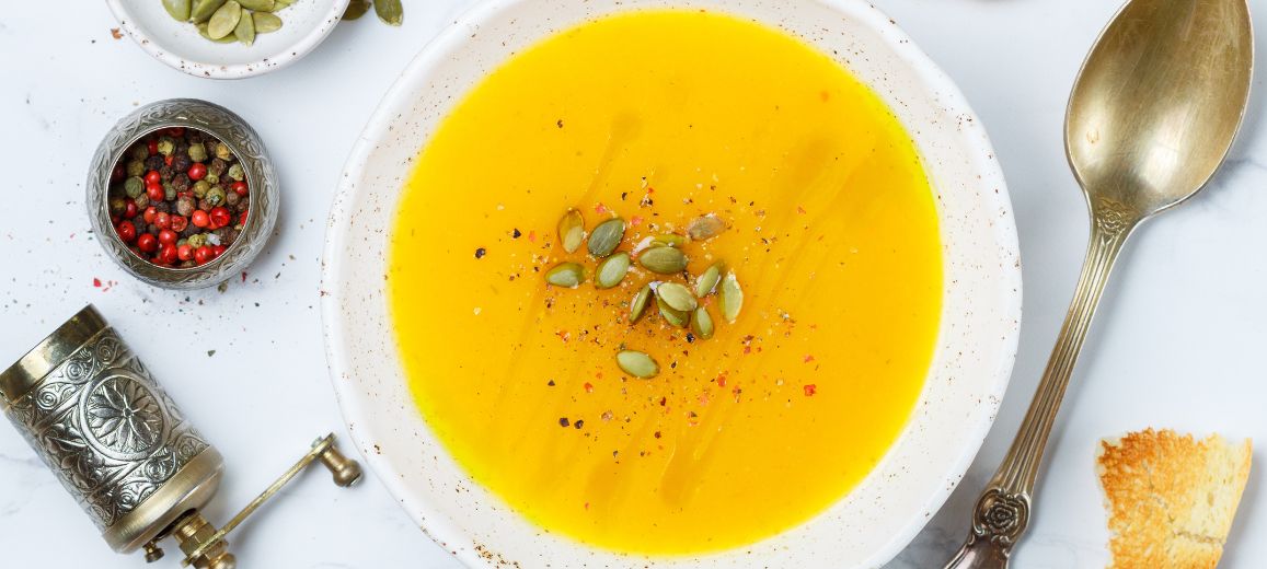 receta crema de calabaza especiada