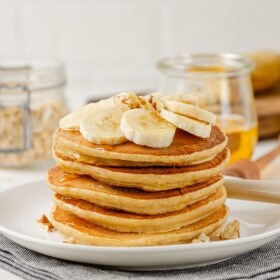 receta tortitas de plátano