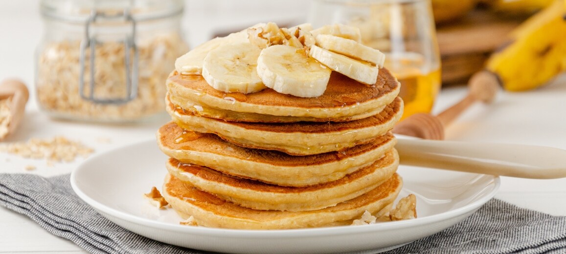 receta tortitas de plátano