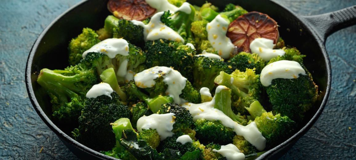 receta ensalada de brócoli con yogur y limón
