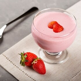 receta mousse de fresas