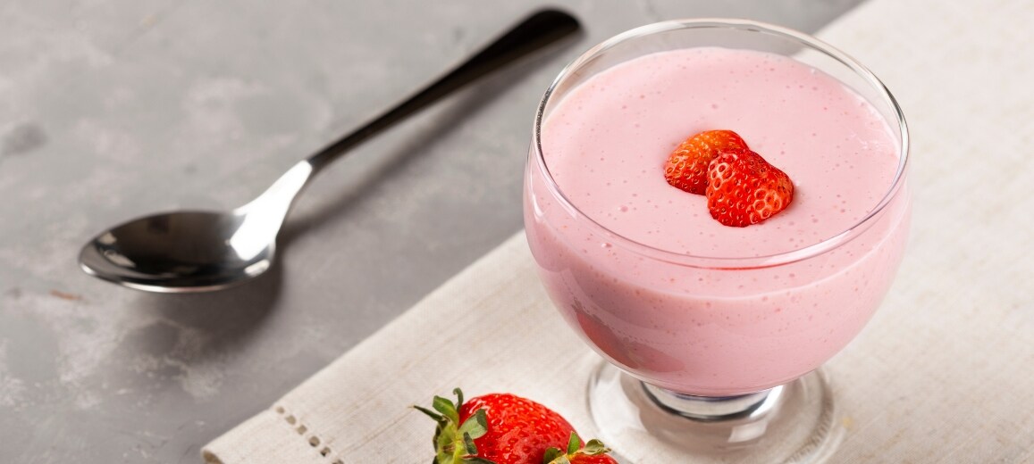 receta mousse de fresas