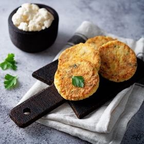 receta hamburguesas casi-veggie de coliflor