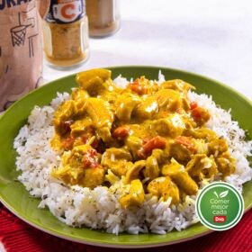 receta pollo al curry con anacardos