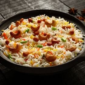 receta arroz con verduras y anacardos