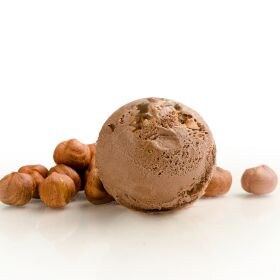 receta helado de avellanas