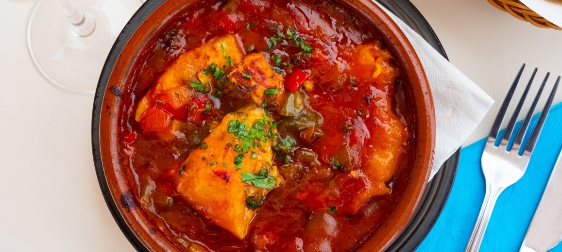 receta merluza con tomate