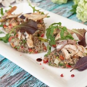 receta ensalada de quinoa con caballa fresca