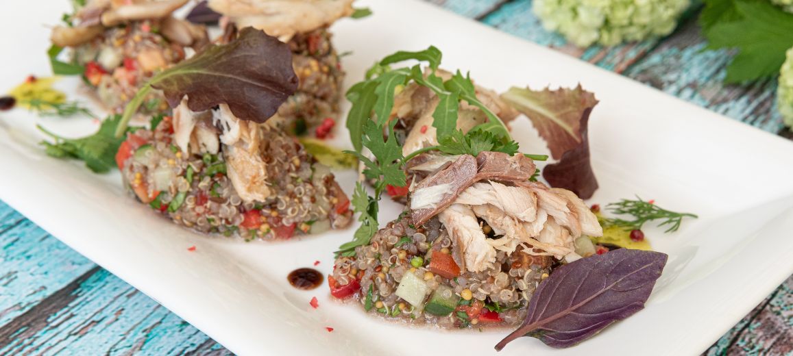 receta ensalada de quinoa con caballa fresca