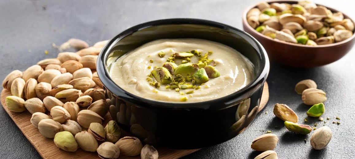 receta ajo blanco de pistachos