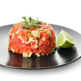 receta tartar de tomate