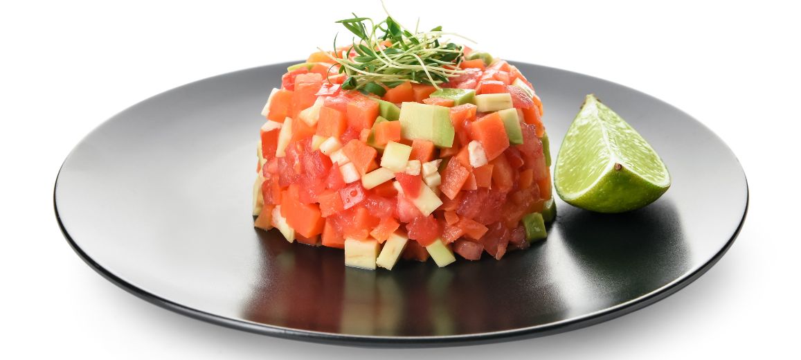 receta tartar de tomate