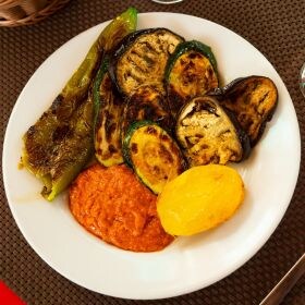 receta verduras con salsa romesco