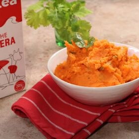 receta puré de boniato asado al horno