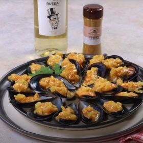 receta mejillones al curry