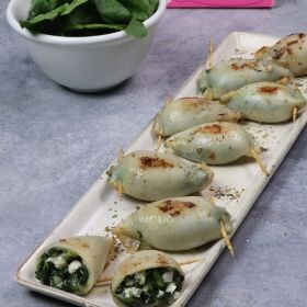 receta calamares rellenos de espinacas y queso fresco