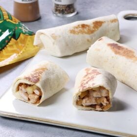 receta burritos de pavo con manzana y canela