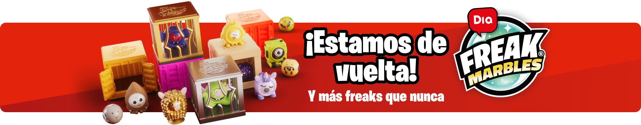 Prepárate para los nuevos 14 personajes de Freak Marbles en Dia.es