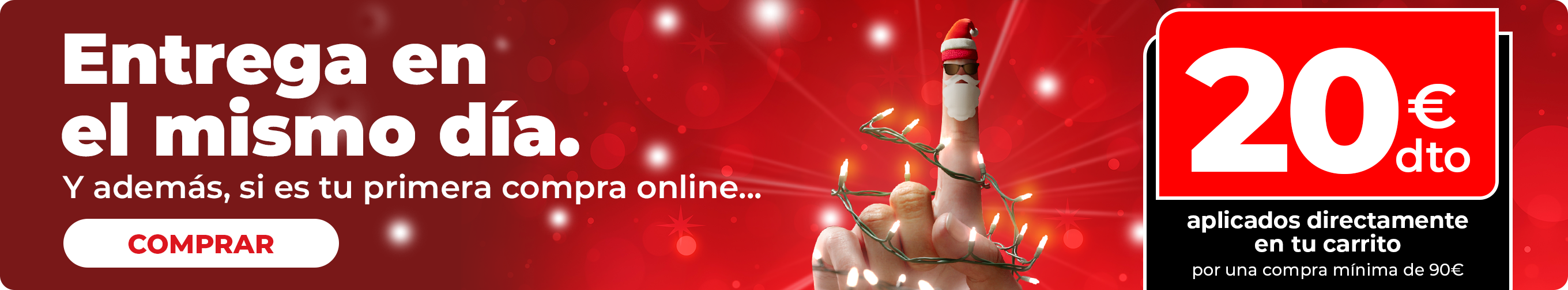 Haz tu primera compra online con 20€ de descuento.