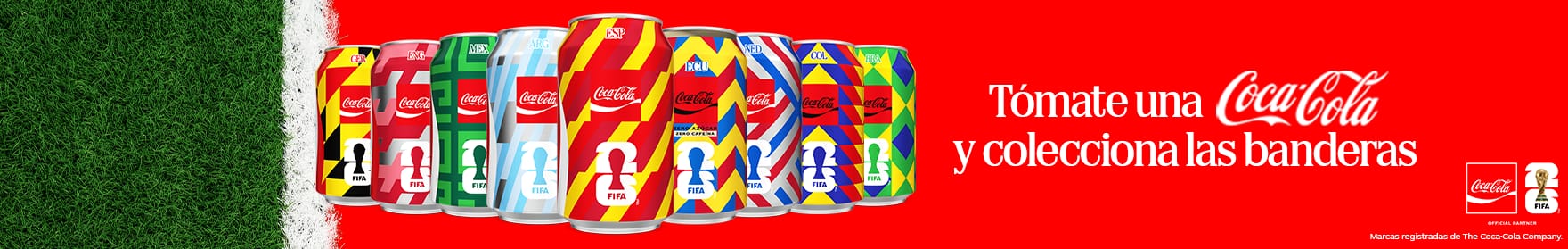 Tómate una Coca-Cola y colecciona las banderas en Dia.es