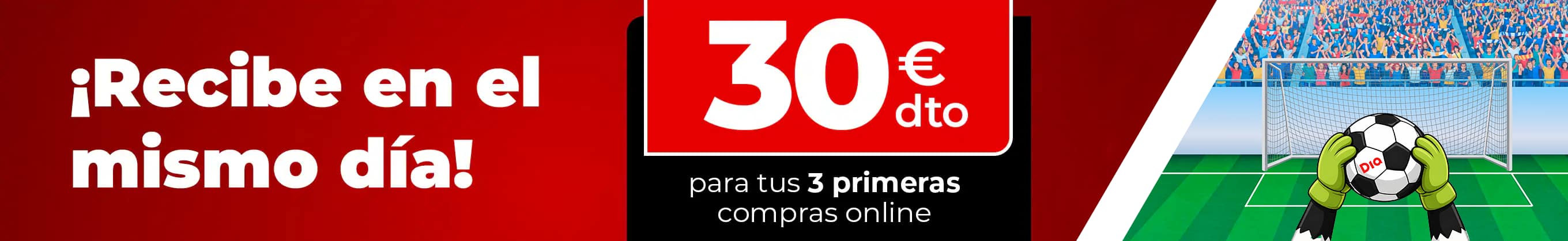 Hasta 30€ en tus primeras compras online