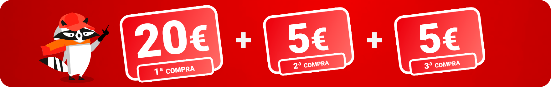 Hasta 30€ en tus primeras compras online
