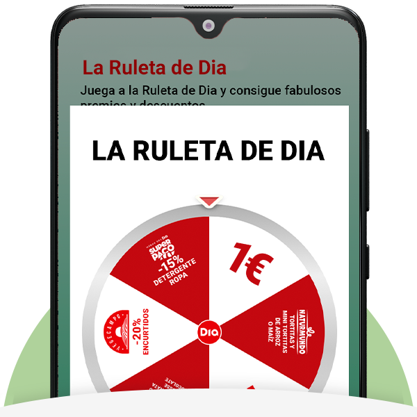 Recibe tu premio de 'La ruleta de Dia'