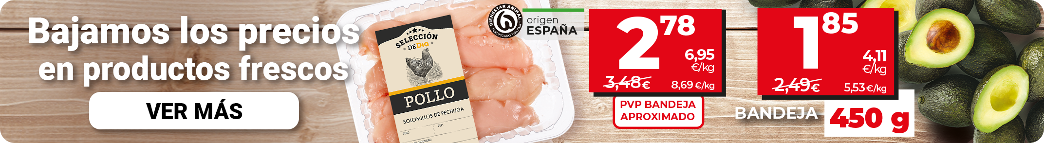 Ofertas en productos frescos Dia.es
