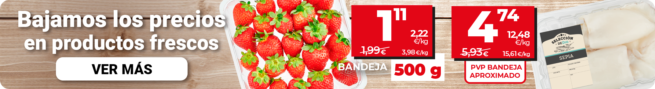 Ofertas en productos frescos Dia.es