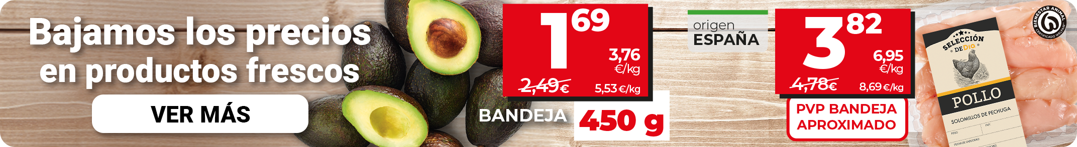 Ofertas en productos frescos Dia.es