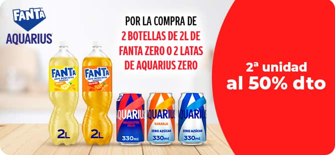 Promociones Fanta Zero y Aquarius en Dia.es