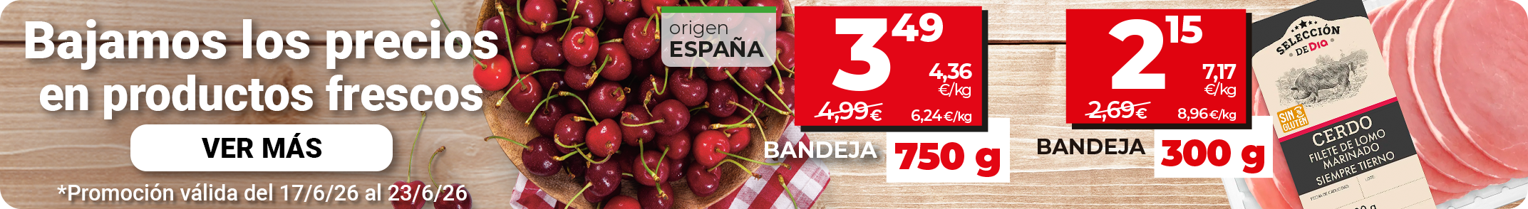 Ofertas en productos frescos Dia.es