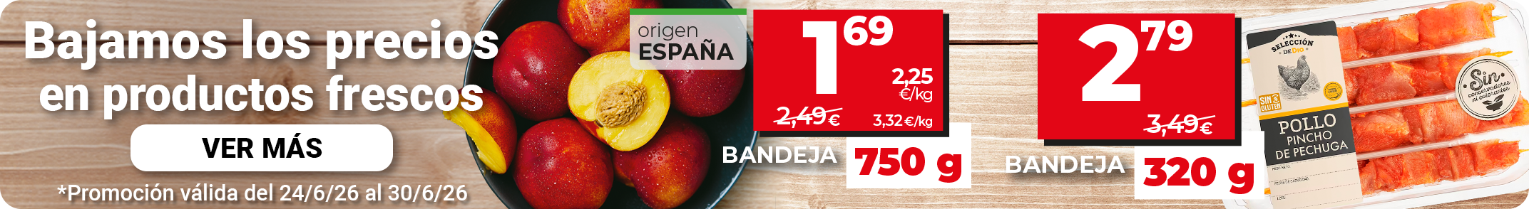 Ofertas en productos frescos Dia.es